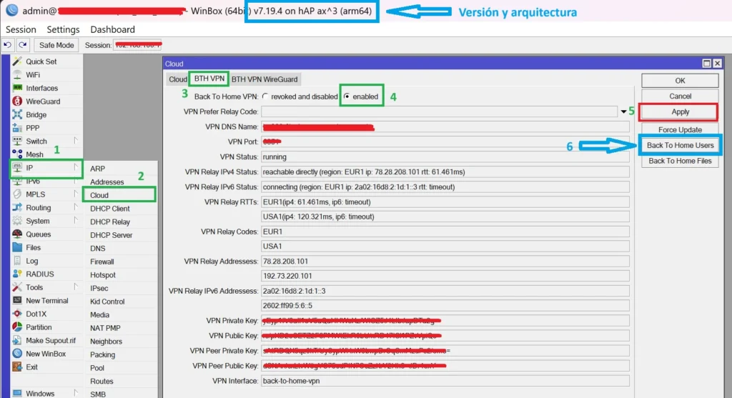 configuración back to home mikrotik