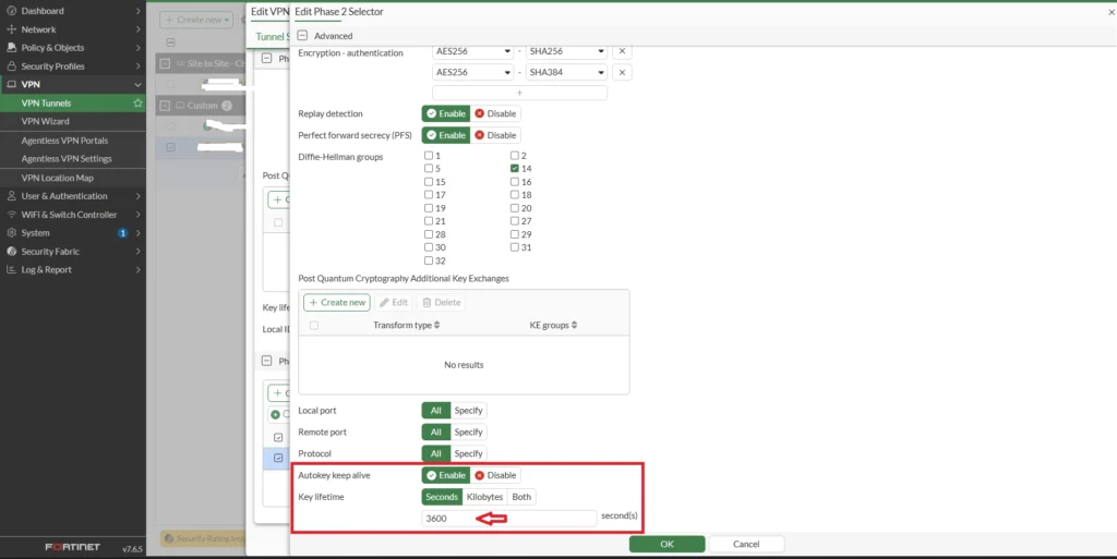configuracion vpn ipsec en fortigate fase 2