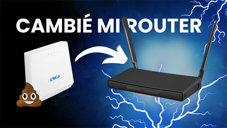 cambiar el router del operador por uno propio